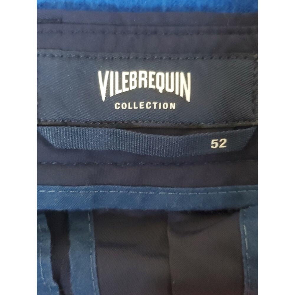 Vilebrequin Collection Mens Pants Size 52 IT US 36 Navy Blue Performance Stretch - Picture 3 of 13